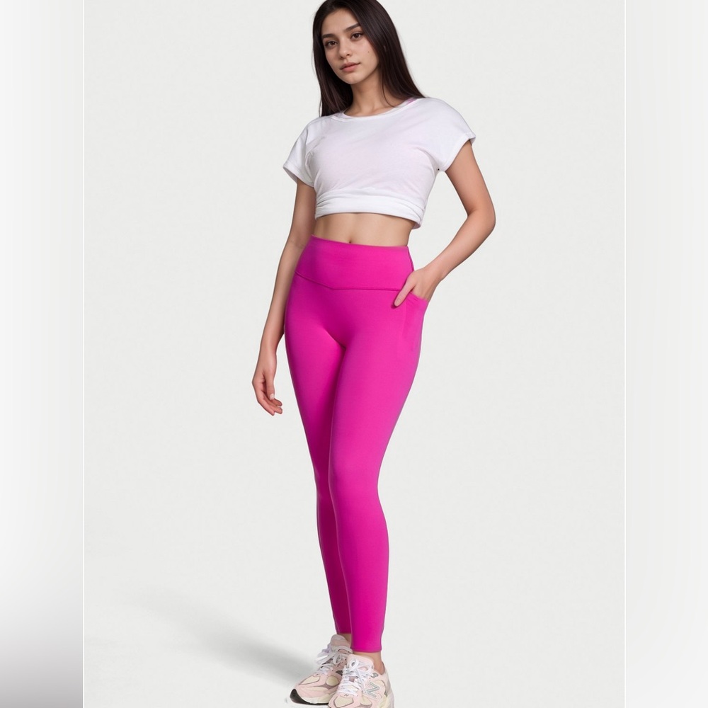 Victoria's Secret Bold Pink Leggings